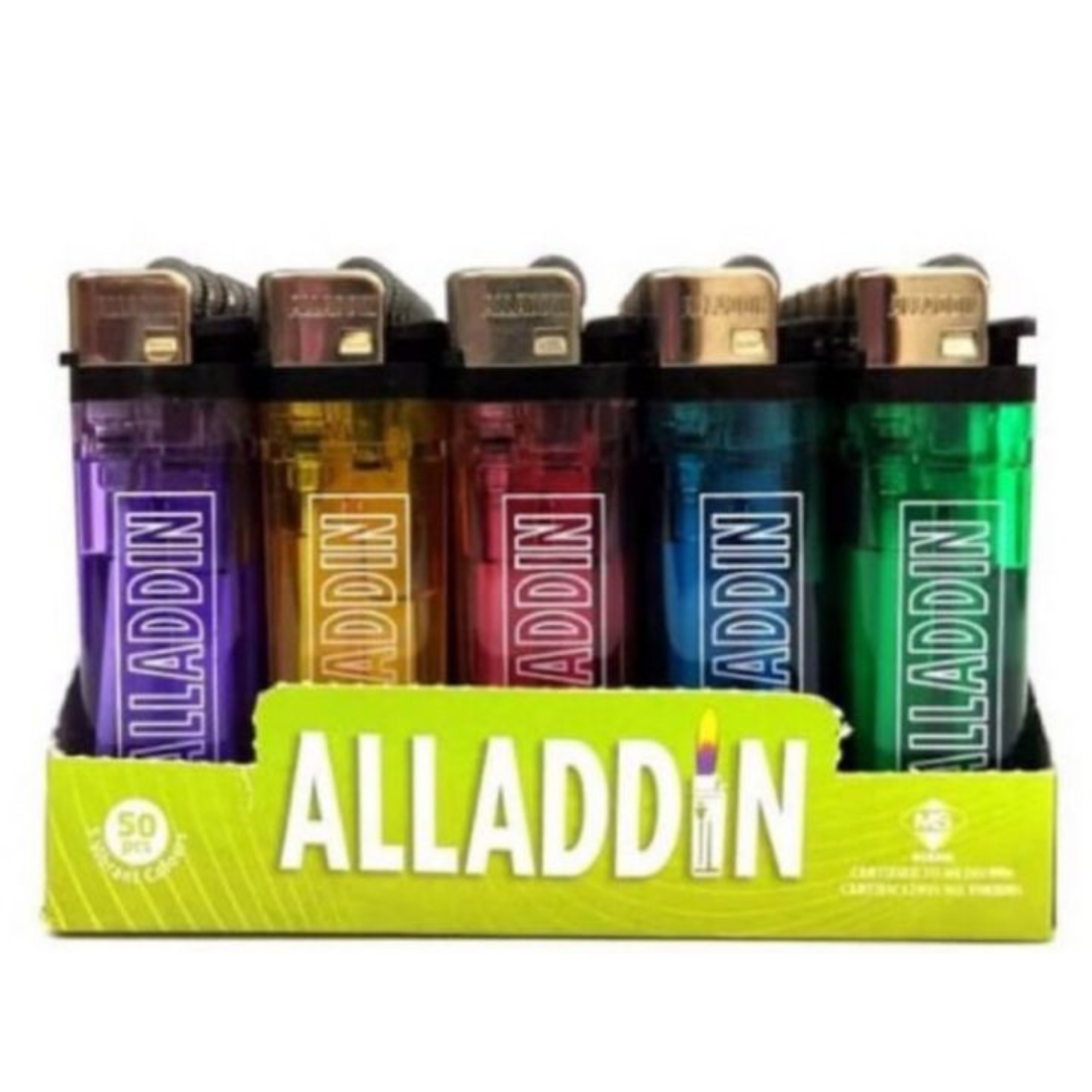 ALLADDIN SILK LOGO LIGHTER 50PCS