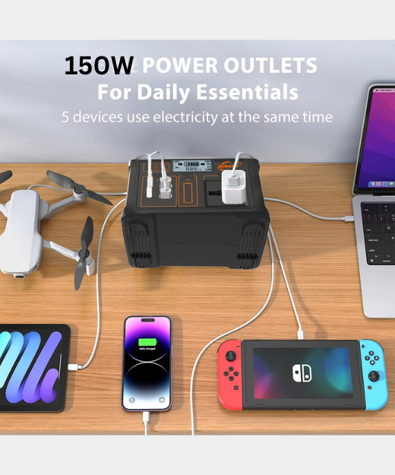 Best Selling- 150W Portable Solar Power Station (Without Solar Panel Option)_1