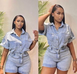 Combinaison en jeans 