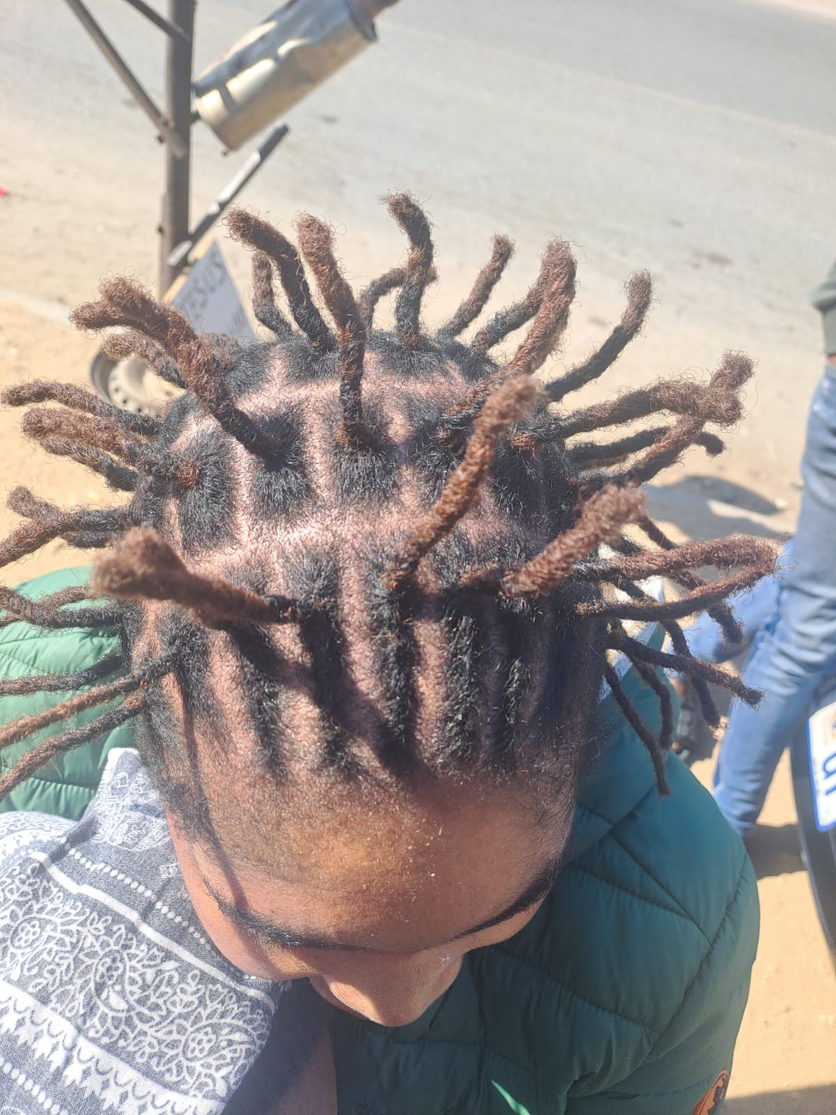 Half Head Retouch Crochet Head_0
