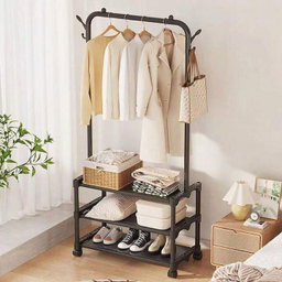 ستاند تعليق الملابس ورفوف الاحذية