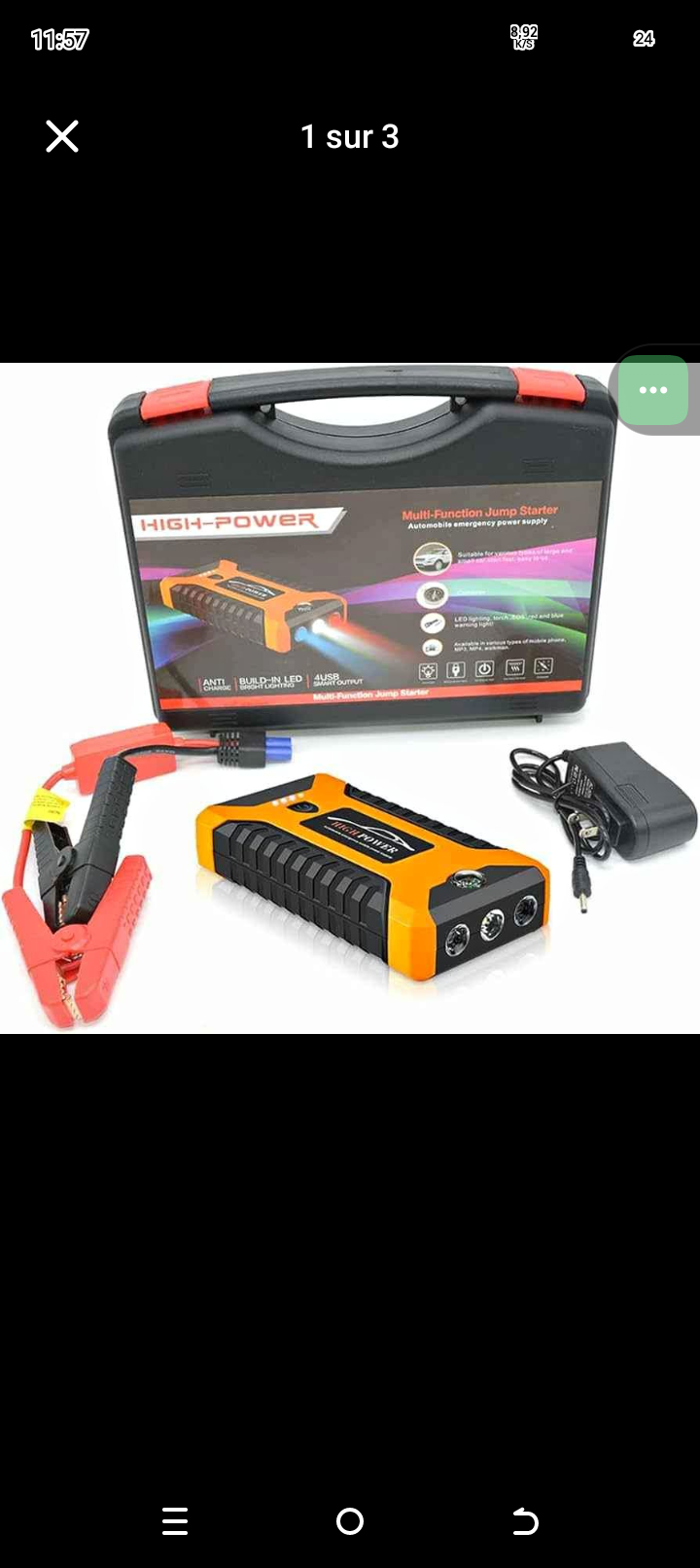 Car Jump Starter Multifunction Emergency Power Supply Starter Charger _1