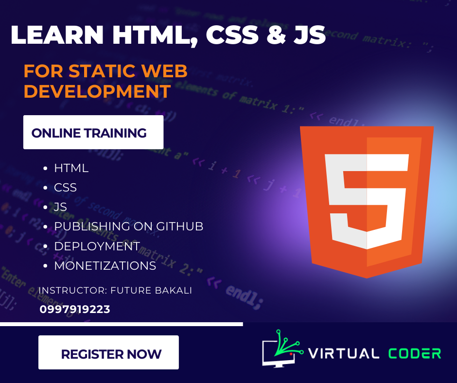 Introduction to web development course_0