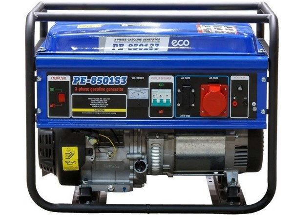 Generator de curent electric ECO Fubag. Benzina. AVR. 6.5 kW. 400/ 230 V. 420 cm3. 84 kg._0