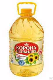 Масло подсолнечное "Корона изобилия" 5 л. раф.дез. 