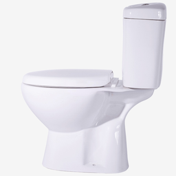 Closed couple toilet with basin 008