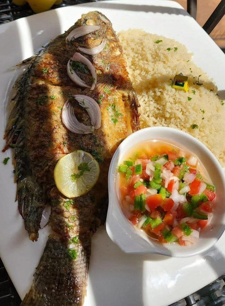 Attiéké poisson