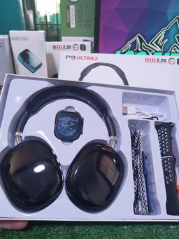 Reloj inteligente Ultra 2 más audífonos P9 