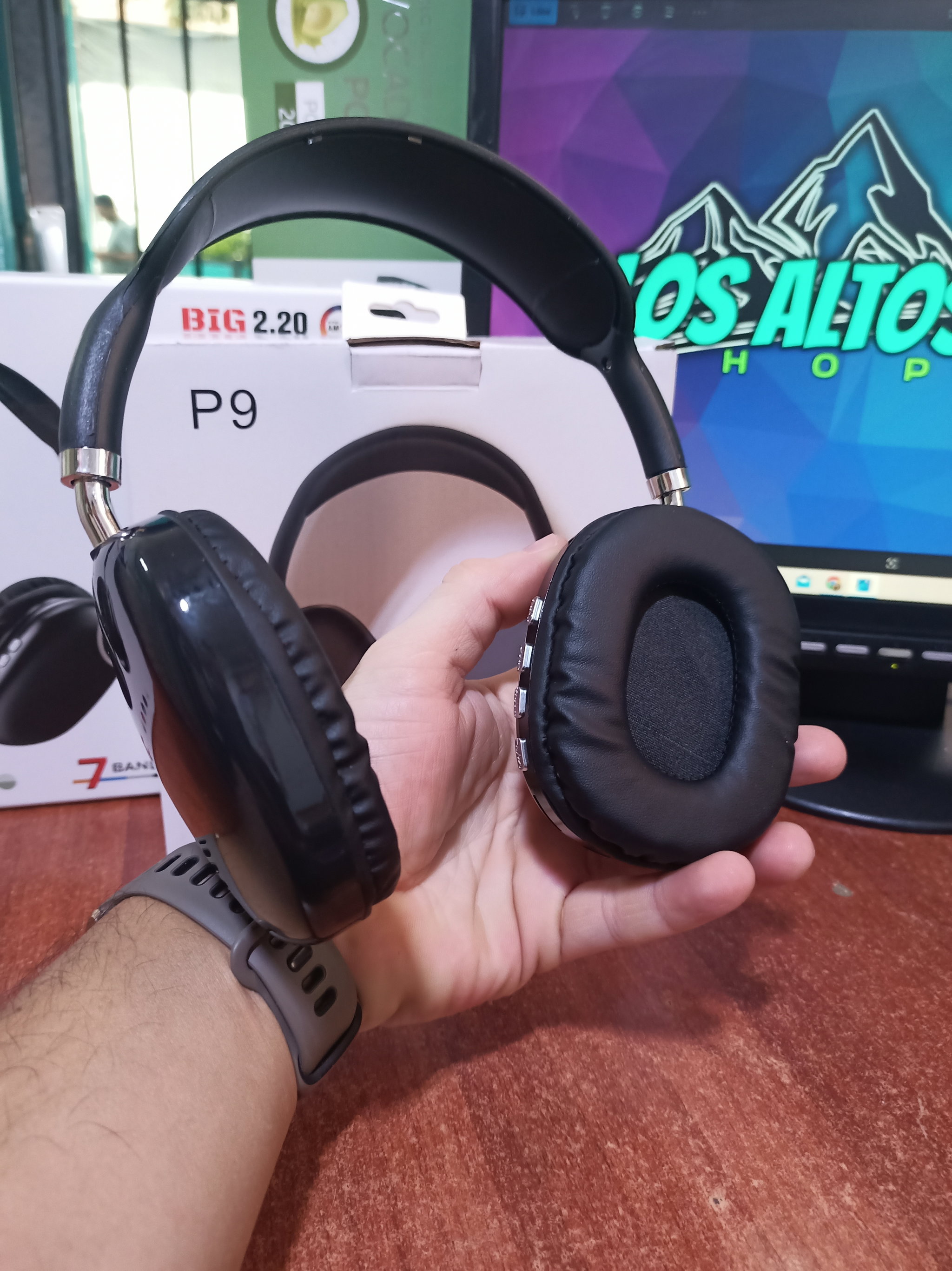 Audífonos P9 inalámbricos _1