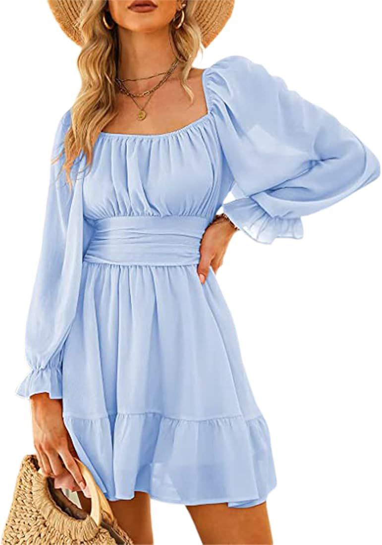 Short dress with long sleeve