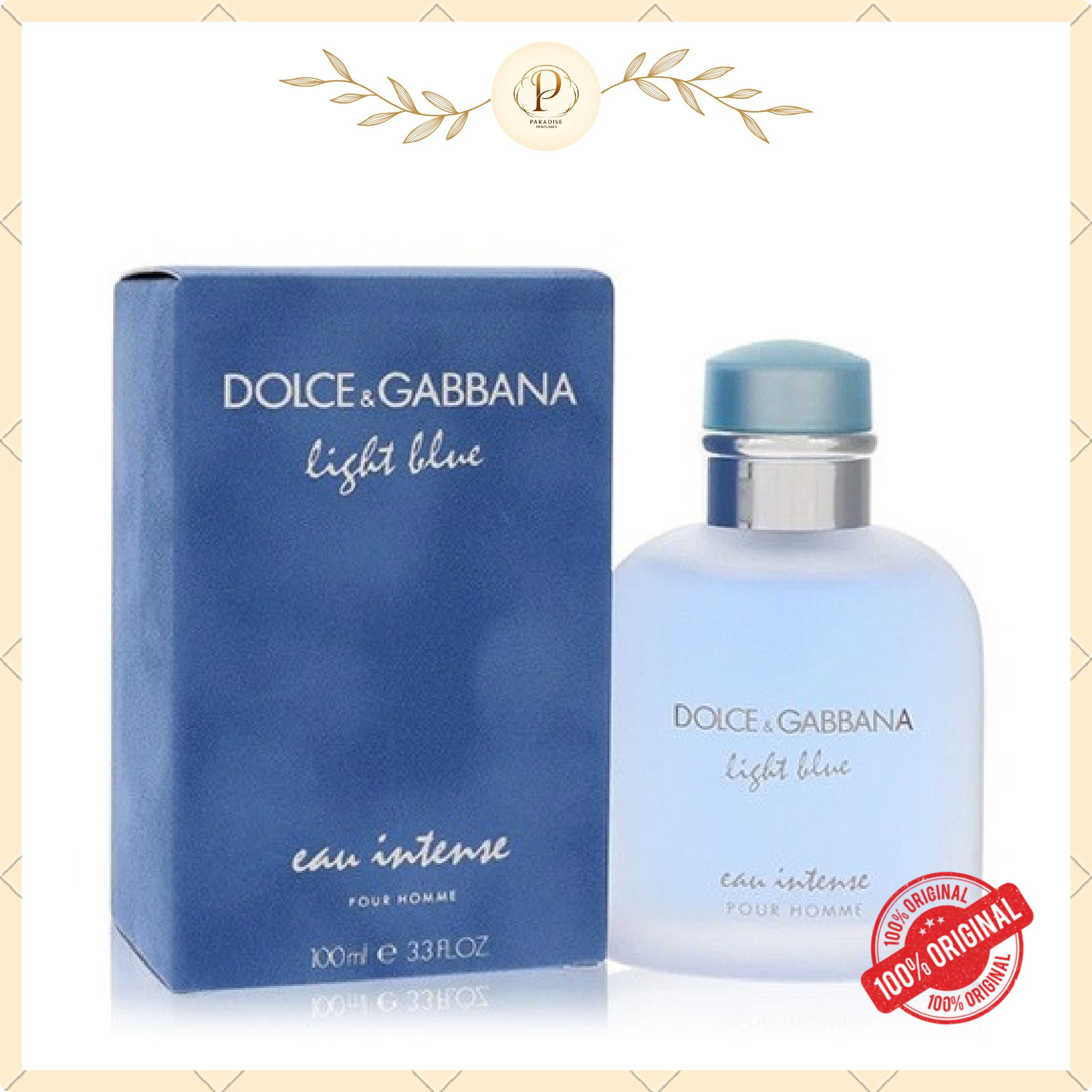 DOLCE GABBANA LIGHT BLUE EAU INTENSE 100ml_0