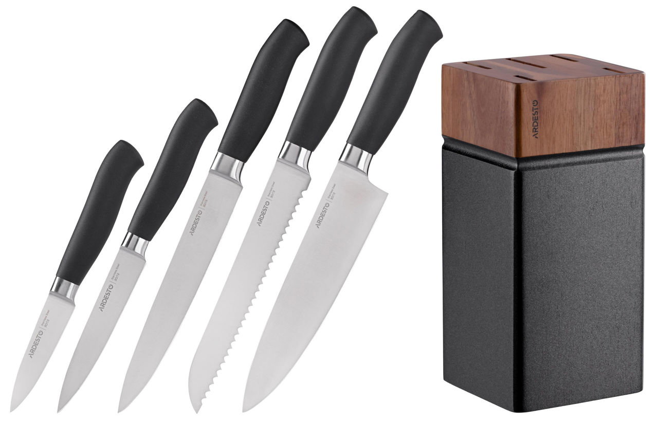 Set cuțite Ardesto AR2020SW Black Mars_1