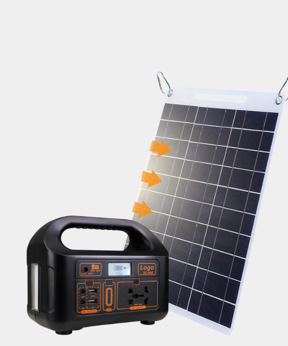 150W Portable Solar Power Station with 30W Solar Panel_0