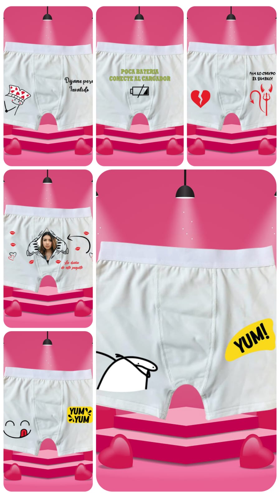 Boxers personalizados