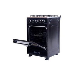 Full gas standing cooker + gas oven- Black