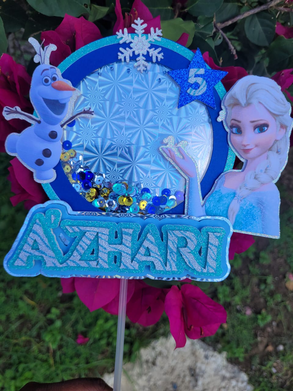 Shaker Cake Topper