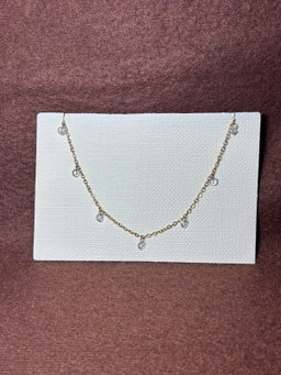 White gem necklace