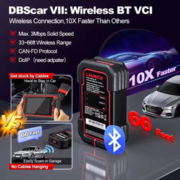  LAUNCH X431 CRP919E BT OBD2 Scanner Bidirectional Scan Tool added CAN FD/DolP All System Diagnostic 