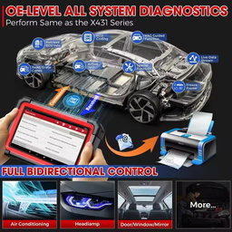  LAUNCH X431 CRP919E BT OBD2 Scanner Bidirectional Scan Tool added CAN FD/DolP All System Diagnostic 