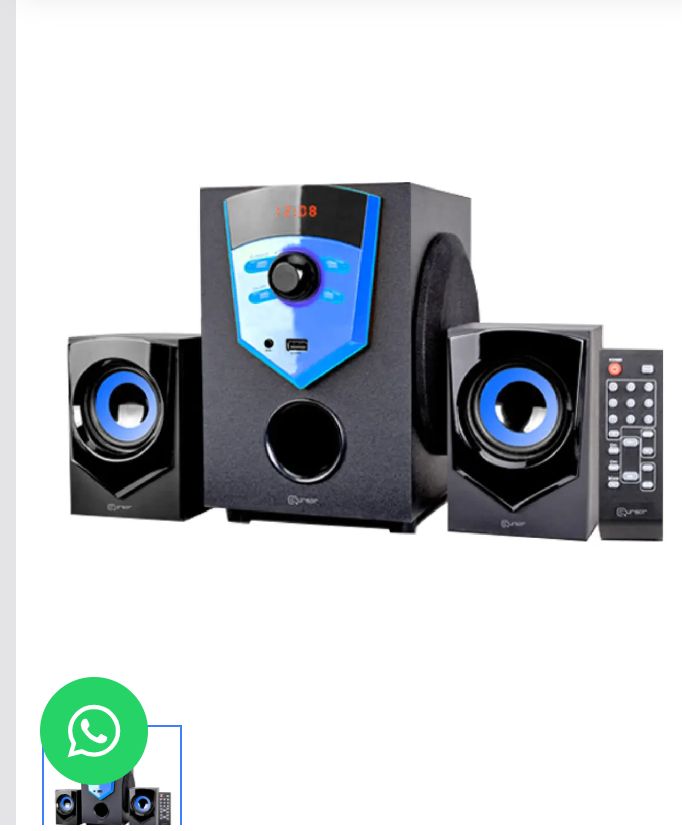Cursor 2.1 Bluetooth Multimedia Speaker E210 USB FM Radio Remote