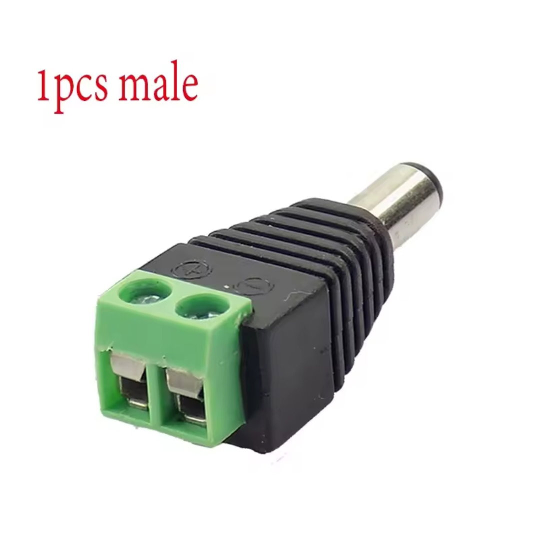 DC jack 2.5mm male / female
