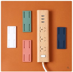 Self-Adhesive Socket Holder (Set of 10)