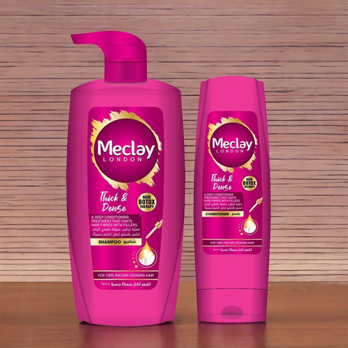  Meclay London Thick & Dense Shampoo 660ml + Conditioner Pair Box_1