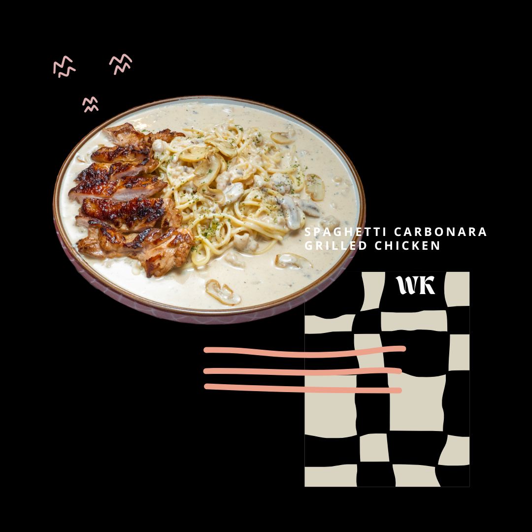 Spaghetti Carbonara Grilled Chicken_0