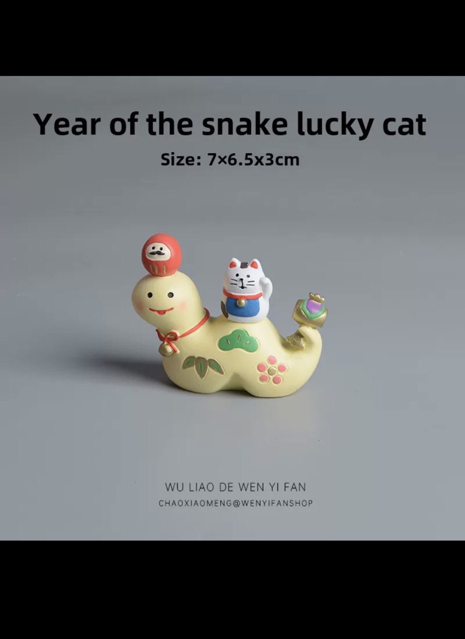 Snake Bring Wealth and Treasure Cat_0