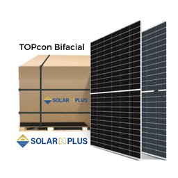 TOPCon SOLAR N PLUS, 580W, Bi-Facial, Pallet @ 27.5/- per watt