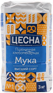 Цесна мука пшеничная 3 кг в/с