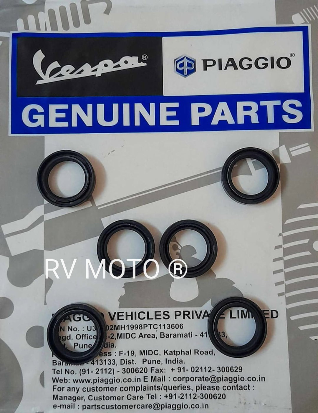 Aprilia set of 2 Fork Oil Seal