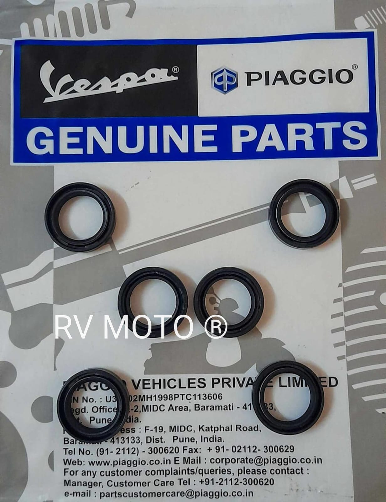 Aprilia set of 2 Fork Oil Seal _0