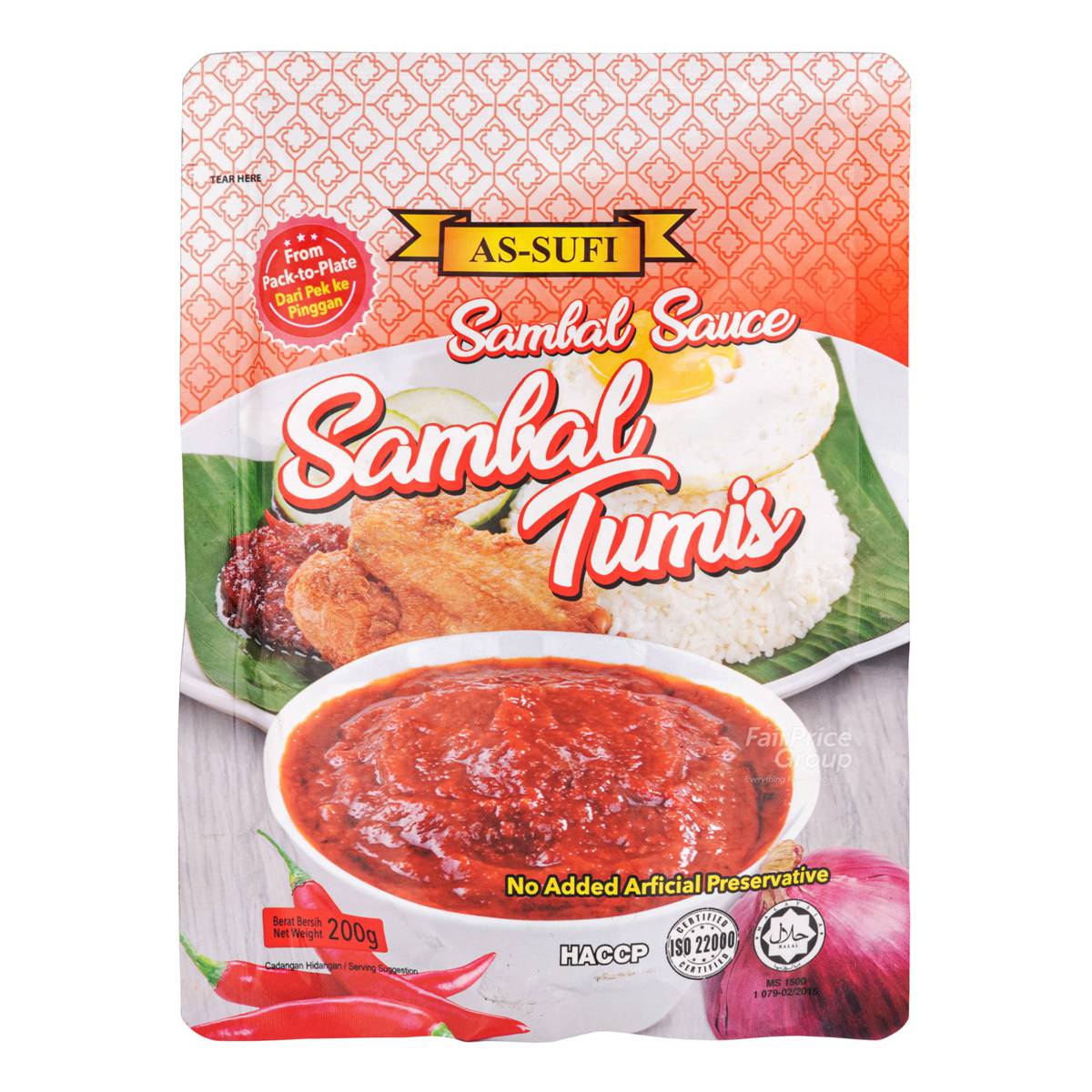 AS-SUFI POUCH SAMBAL TUMIS 200GM_0