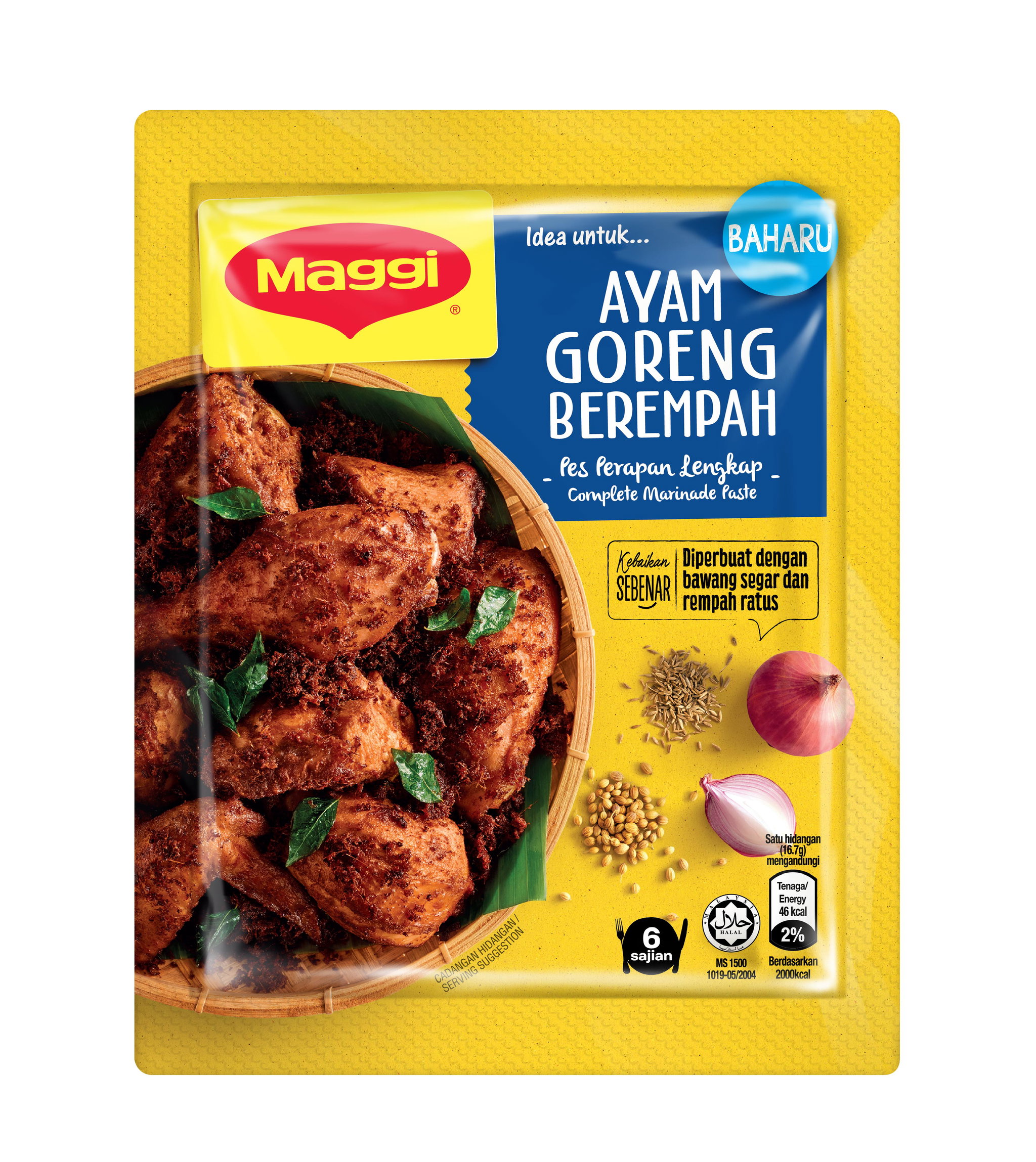 MAGGI PES AYAM GORENG BEREMPAH 100GM_0