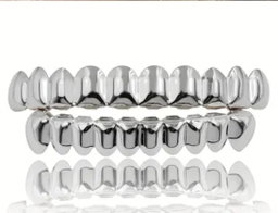 Siver #Full set grillz
