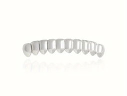 Silver #upper or lower grillz