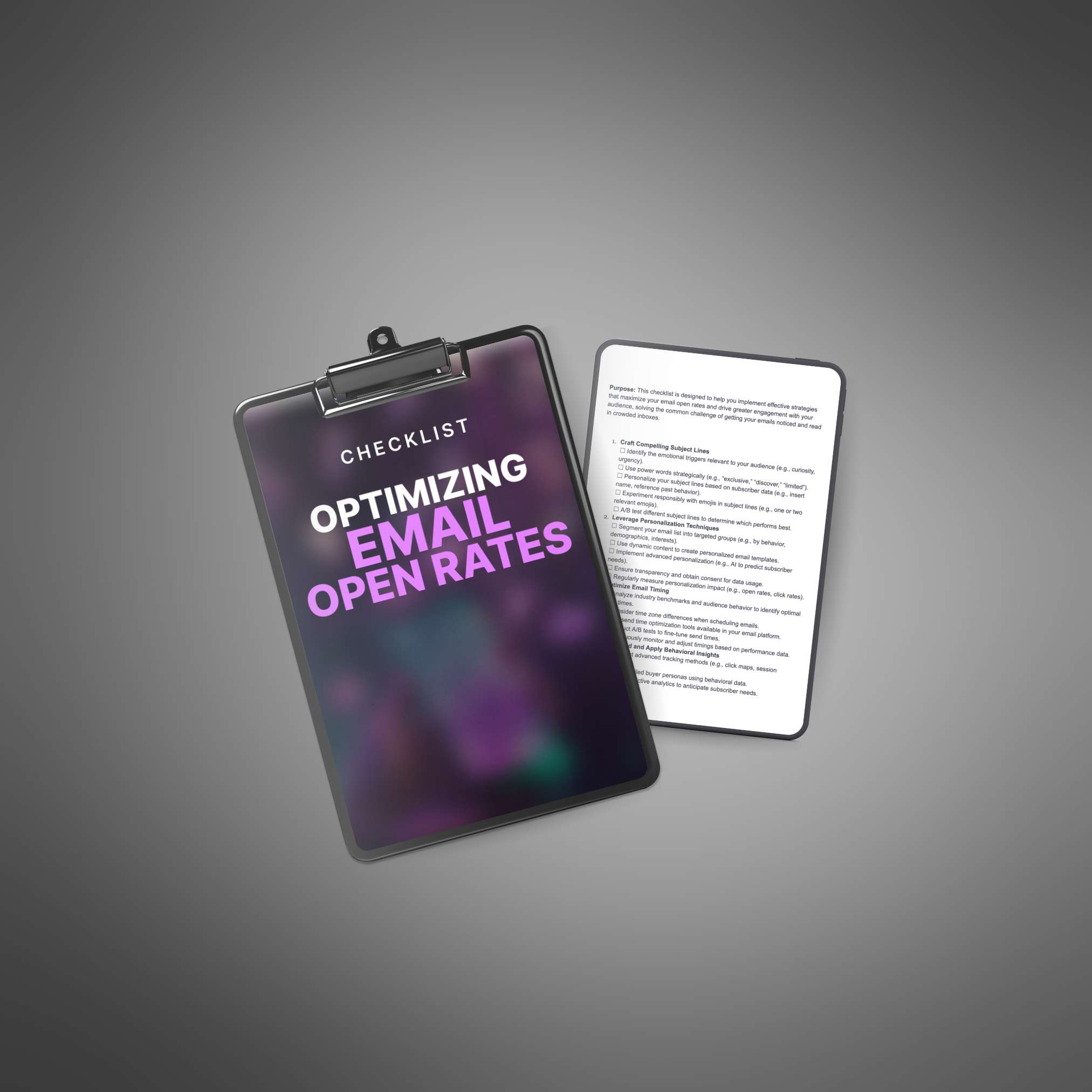 Optimizing Email Open Rates - Checklist_1