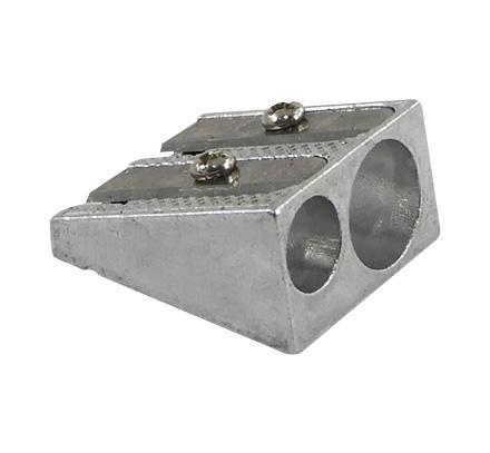 Sacapuntas metalico 2 orificios_0