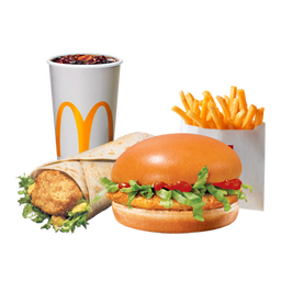 Duo Mabrouk : P'tit Wrap + Chickenburger