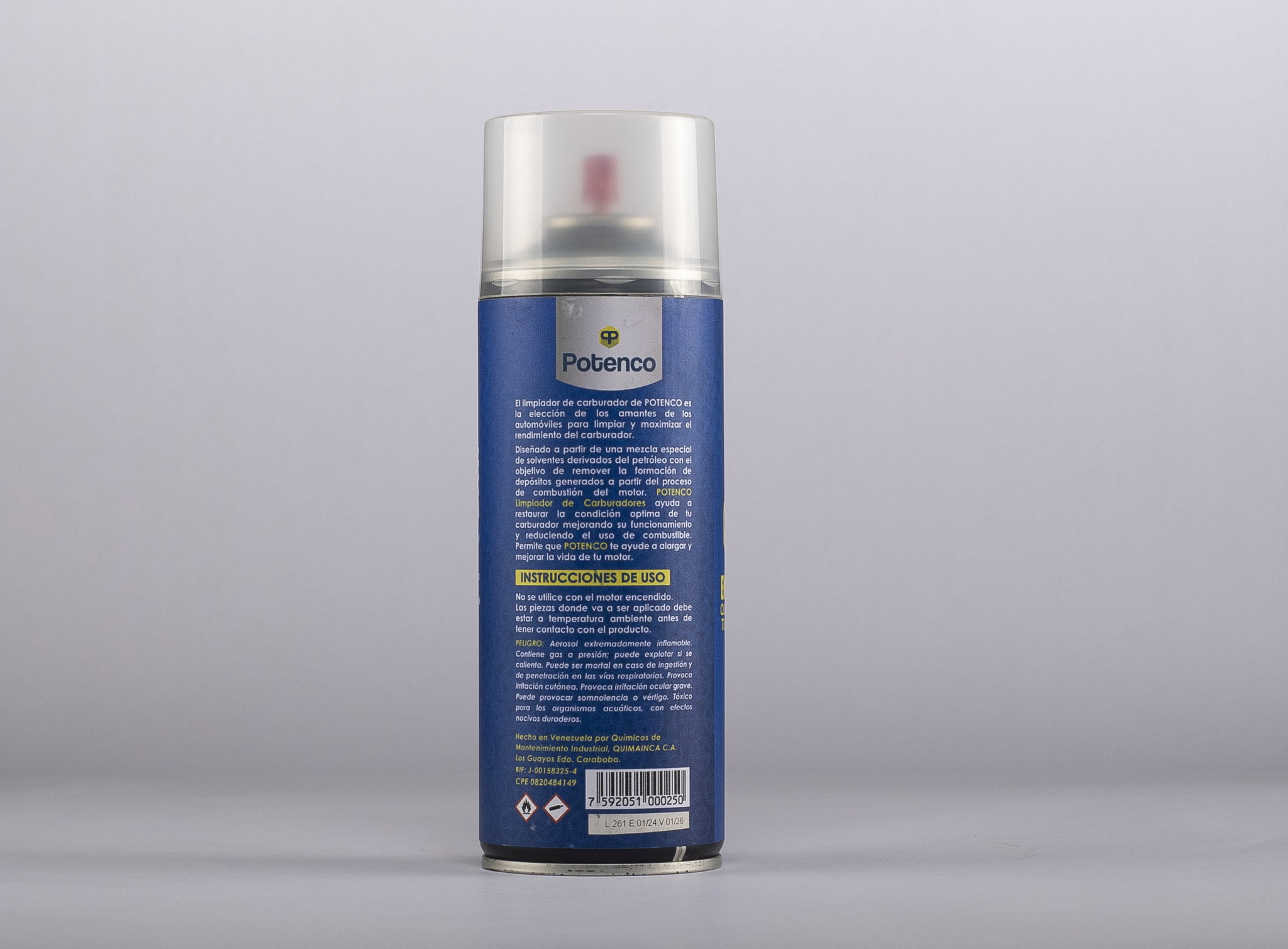 Potenco Limpiador de Carburador - Lata Aerosol 360 cm3_1