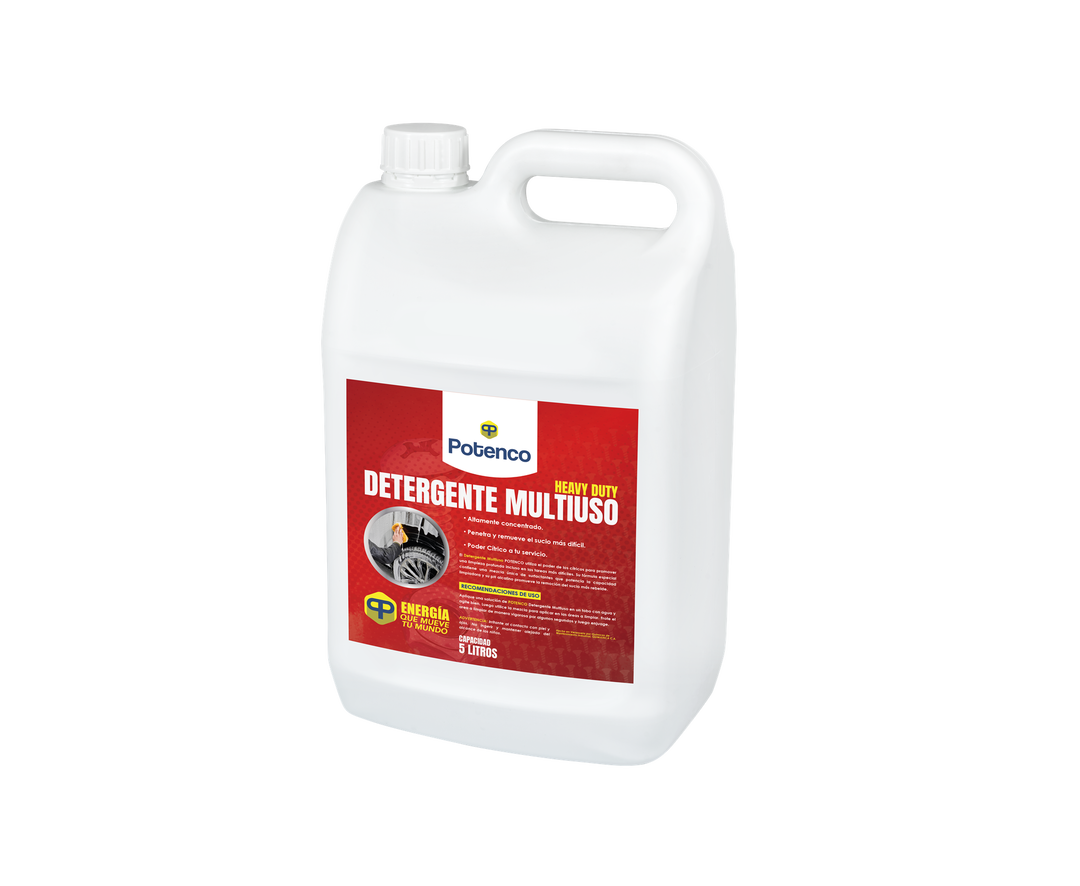 Potenco Detergente Heavy Duty Multiuso (Shampoo Cars)- Galón 4 Lts