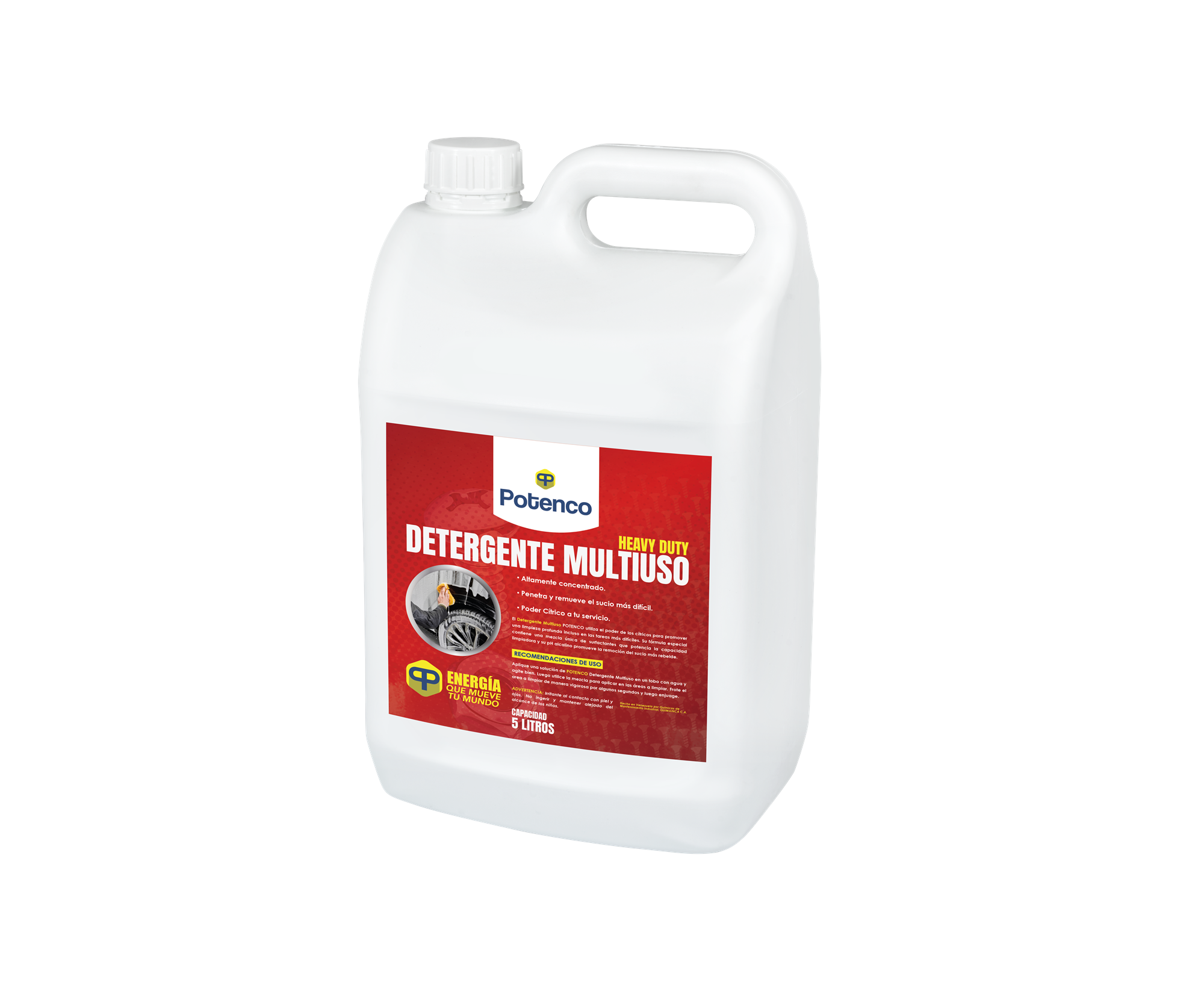 Potenco Detergente Heavy Duty Multiuso (Shampoo Cars)- Galón 4 Lts_0