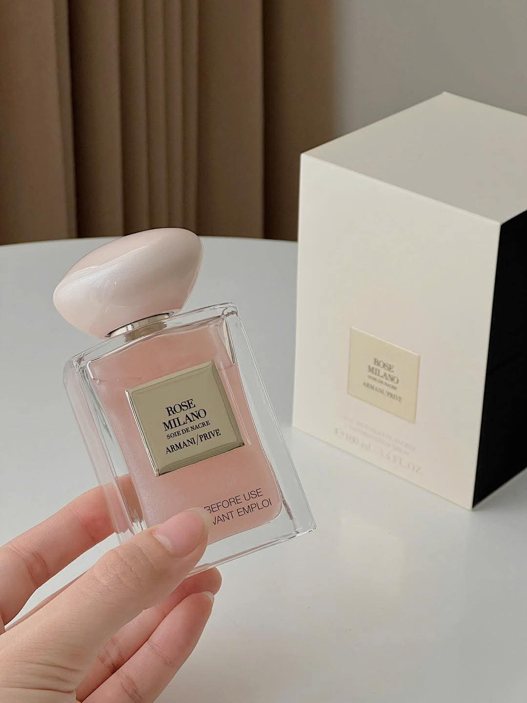 Giorgio Armani Rose Milano Soie de Nacre Edt 100ml Perfume _0