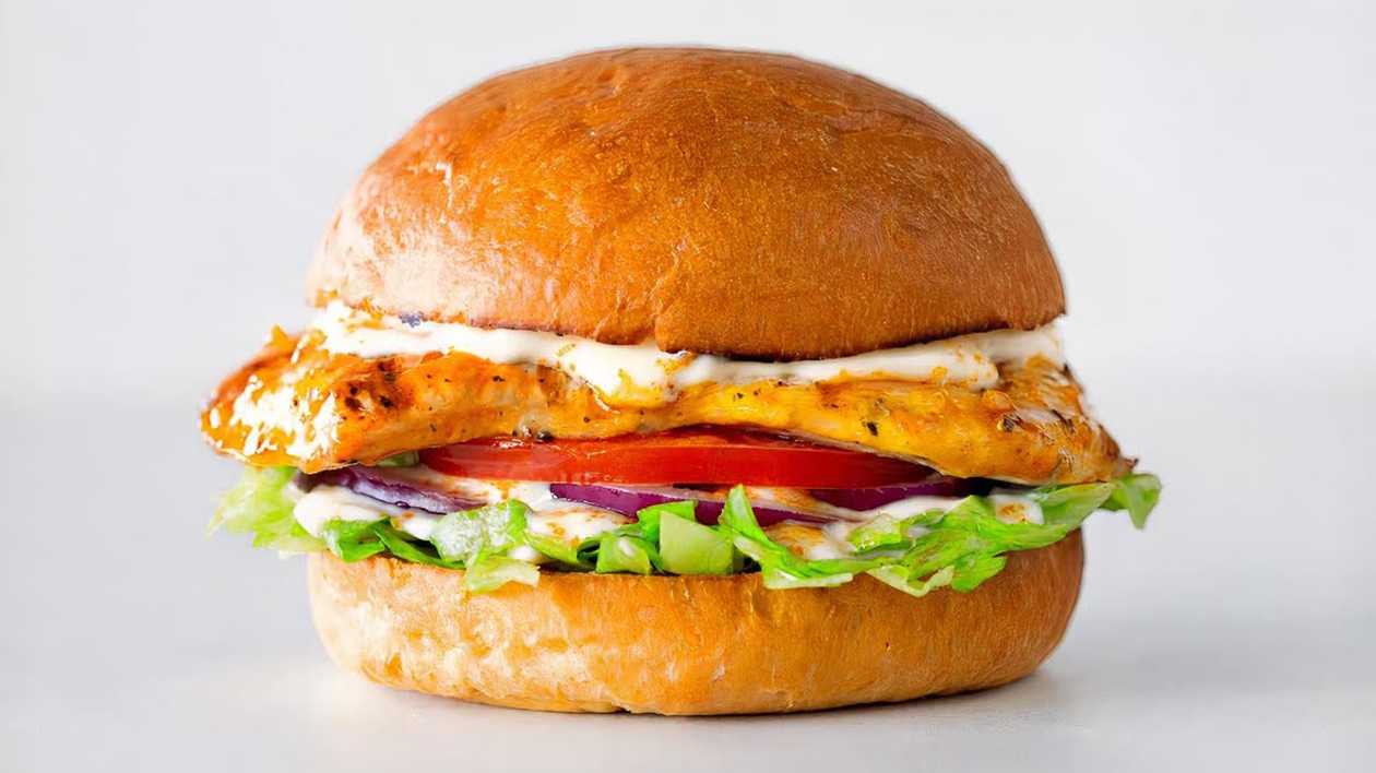 Honey Mustard Grilled Chicken Burger_0