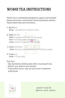 Womb detox tea