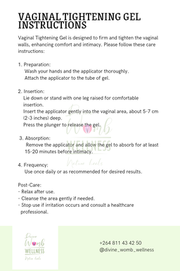 Vaginal Tightening Gel