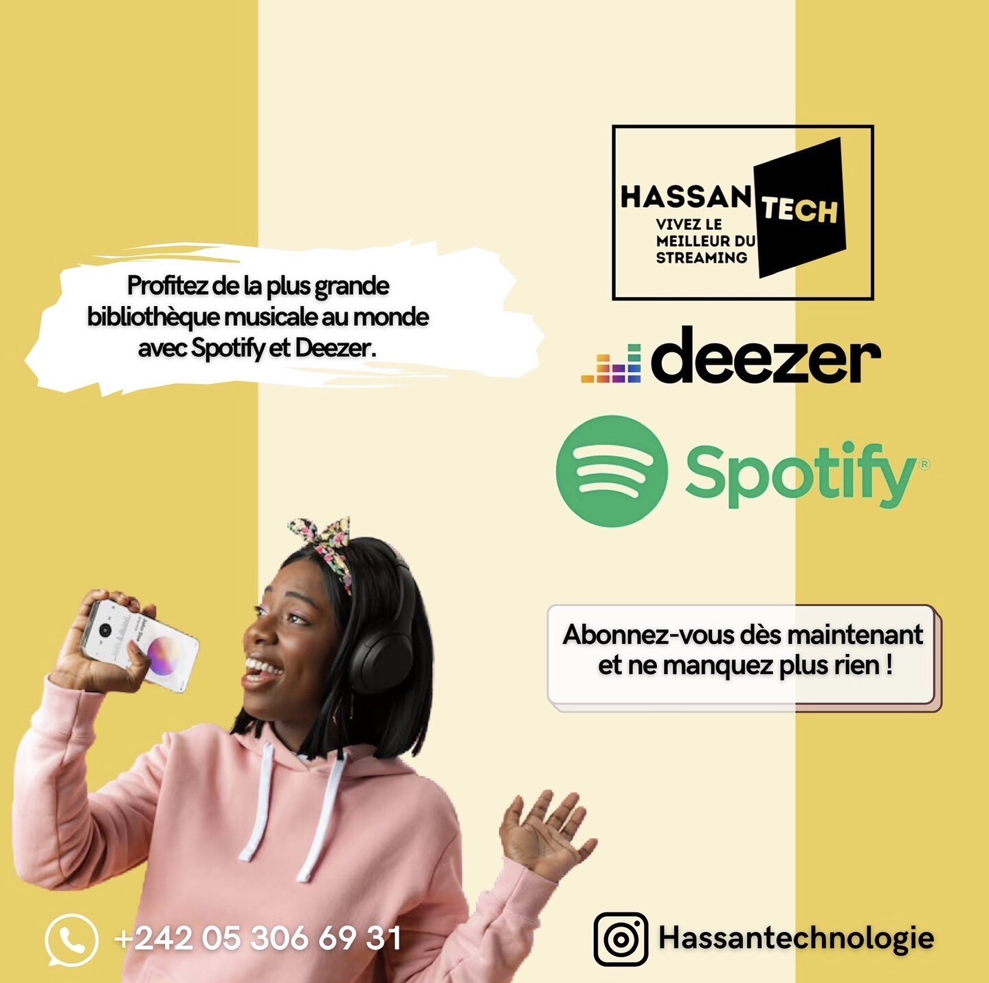 	“La technologie au service de votre confort.” 	Profitez d’un accès instantané à vos plateformes._5