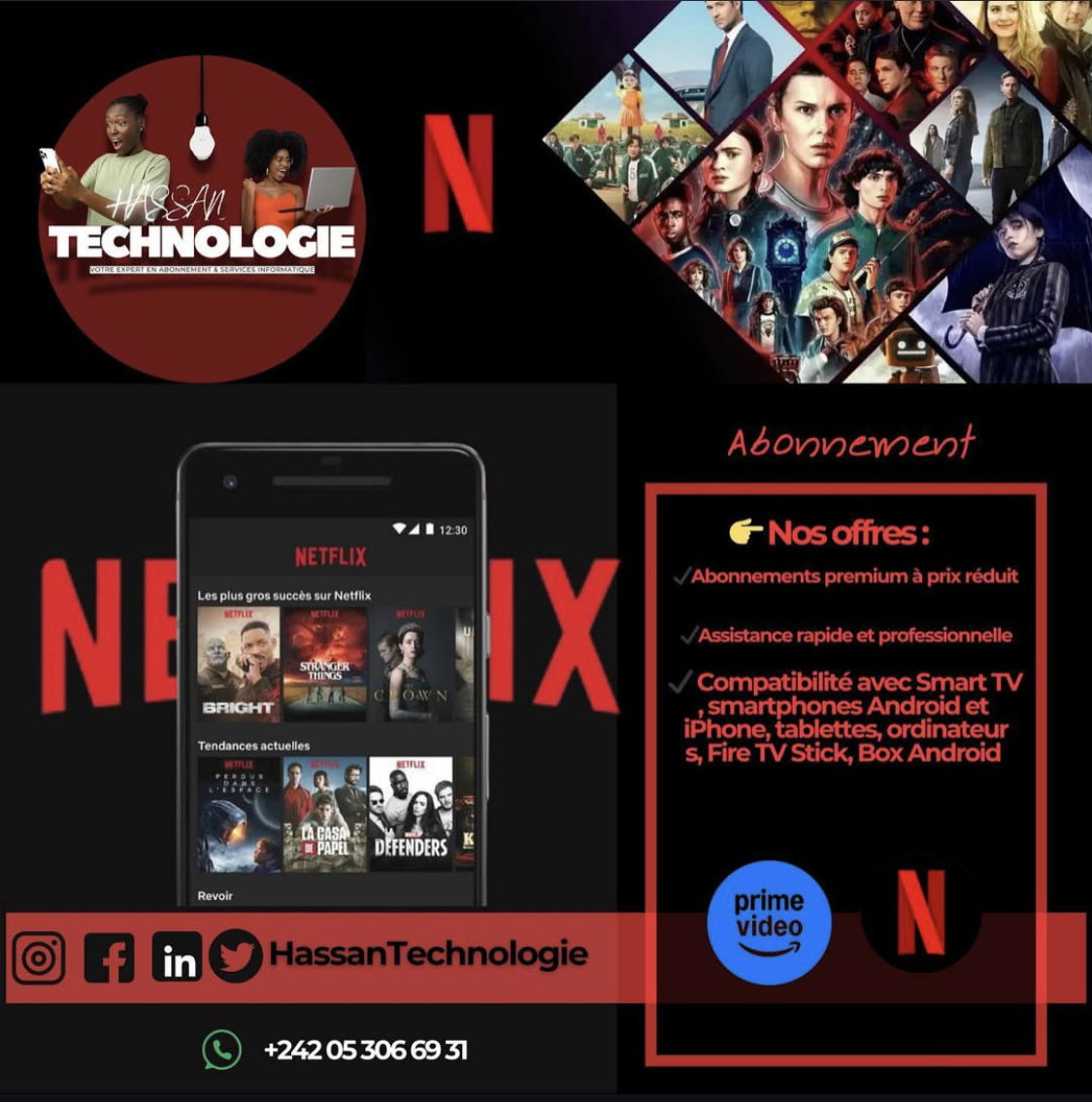 	“La technologie au service de votre confort.” 	Profitez d’un accès instantané à vos plateformes._6