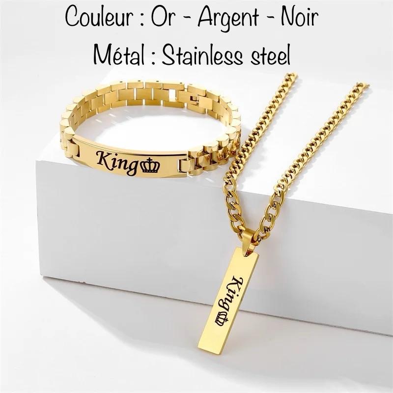 Collier+Bracelet Homme_0